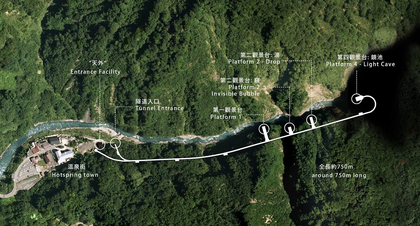 Kiyotsu Gorge - Mapa tunelu